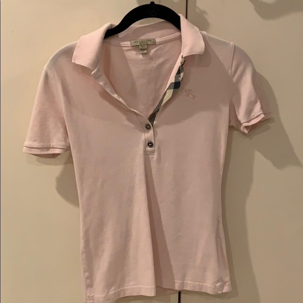 Burberry Women’s pink polo